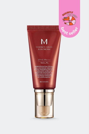 Missha - Perfect Cover B.B Cream, SPF 42 PA+++ (25 Warm Beige) - 50ml