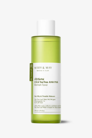Mary & May - Cica Tea Tree AHA PHA Toner - 30ml / 200ml