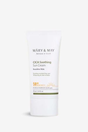 Mary & May - Cica Soothing Sun Cream SPF50+ PA++++ - 50ml