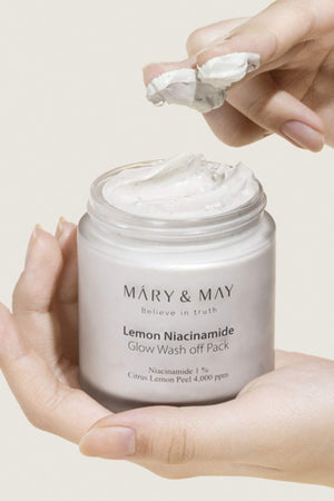 Mary & May - Lemon Niacinamide Glow Wash Off Pack - 30g / 125g