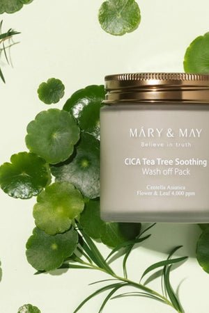 Mary & May - Cica Tea Tree Soothing Wash Off Pack - 30g / 125g