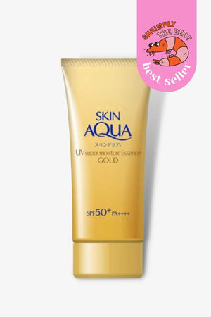 Rohto Mentholatum - Skin Aqua UV Super Moisture Essence Gold SPF50+ PA++++ - 80g