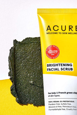 acure brightening facial french green clay scrub Australian Skincare store online