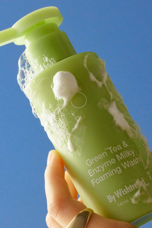 By Wishtrend - Green Tea & Enzyme Milky Foaming Wash - 140ml