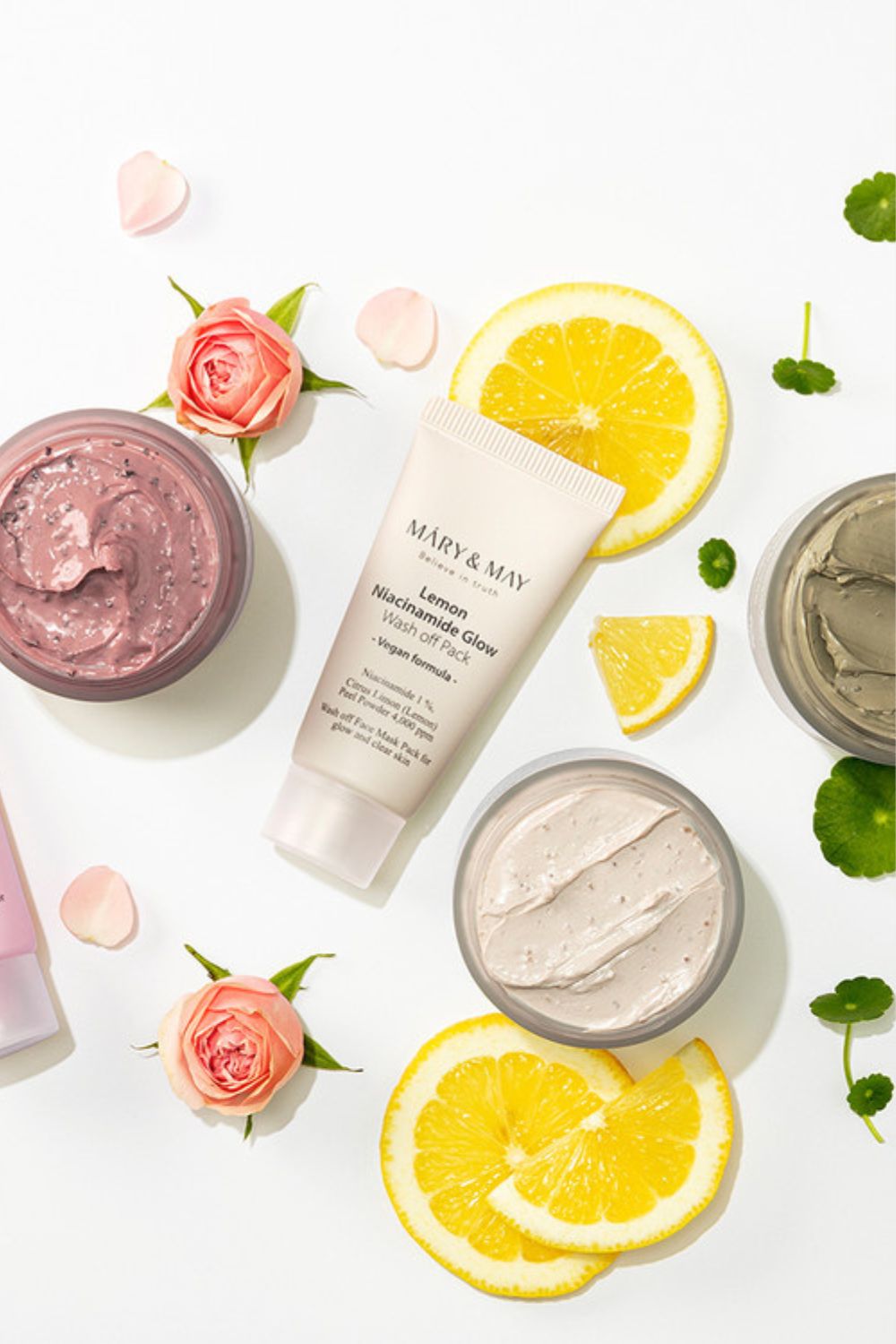 Mary & May - Lemon Niacinamide Glow Wash Off Pack - 30g / 125g