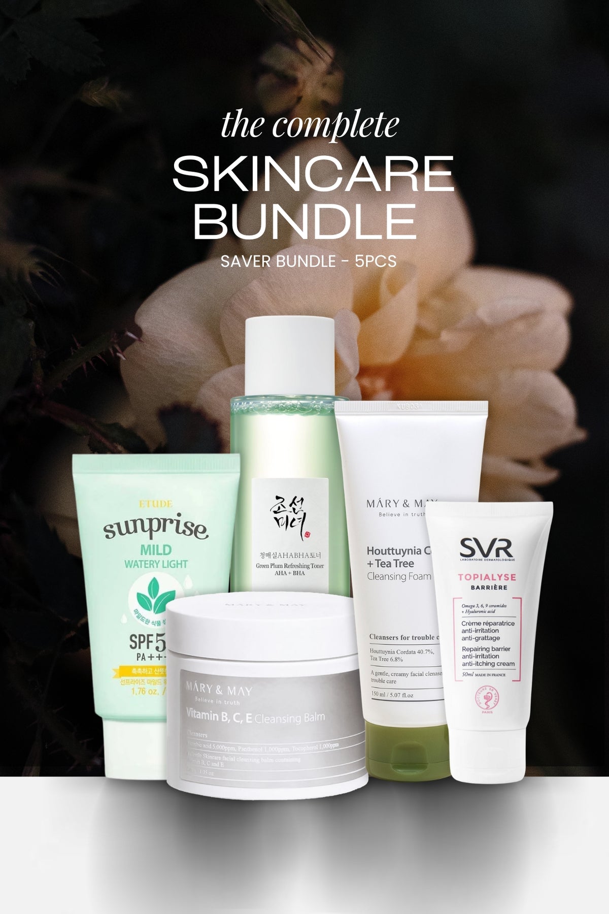 Complete Skincare Bundle - 5 Step Routine - Saver Bundle - 5pcs
