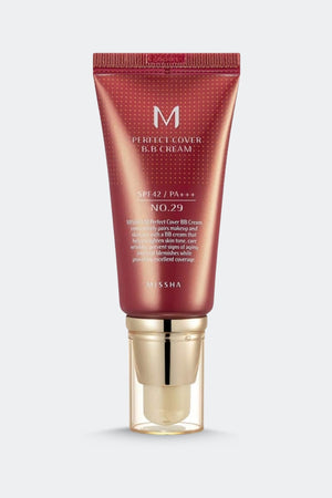 Missha - Perfect Cover B.B Cream, SPF 42 PA+++ (29 Caramel Beige) - 50ml