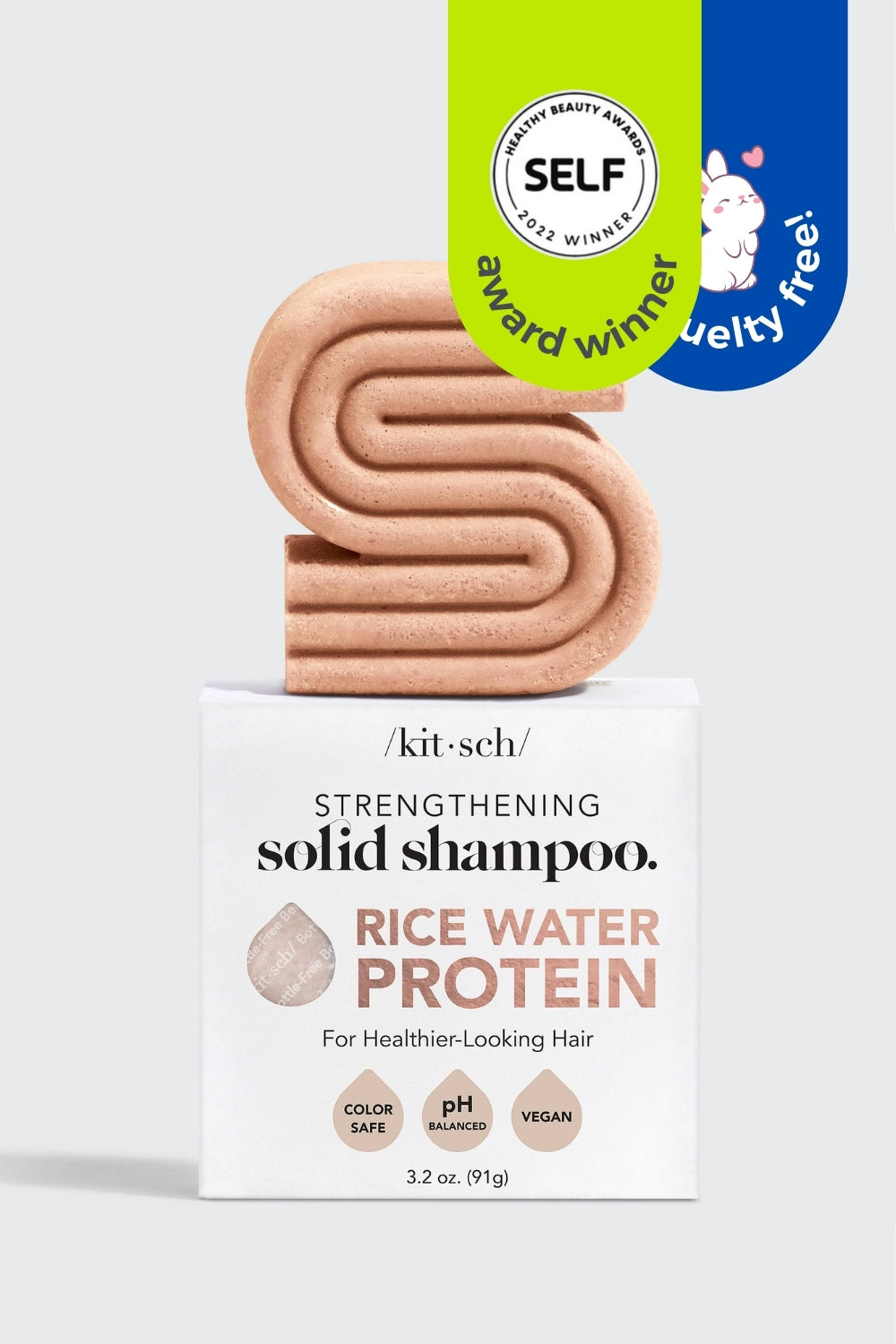 Kitsch - Shampoo & Conditioner - Rice Water Protein Bar (Hair Growth) -1pc