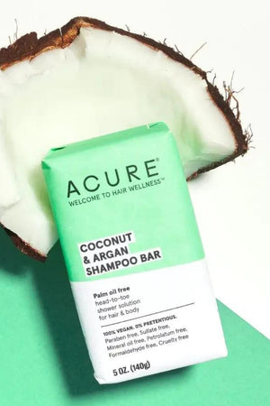 Acure - Coconut & Argan Shampoo Bar - 140g