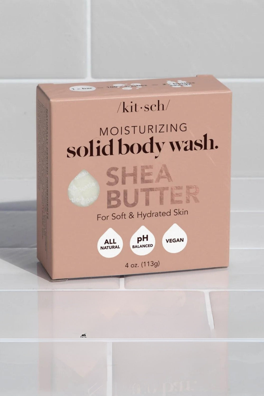 Kitsch - Shea Butter Solid Body Wash Bar - 1pc