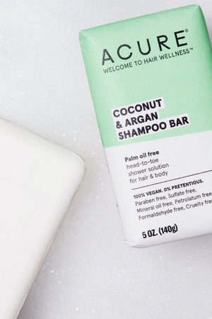 Acure - Coconut & Argan Shampoo Bar - 140g