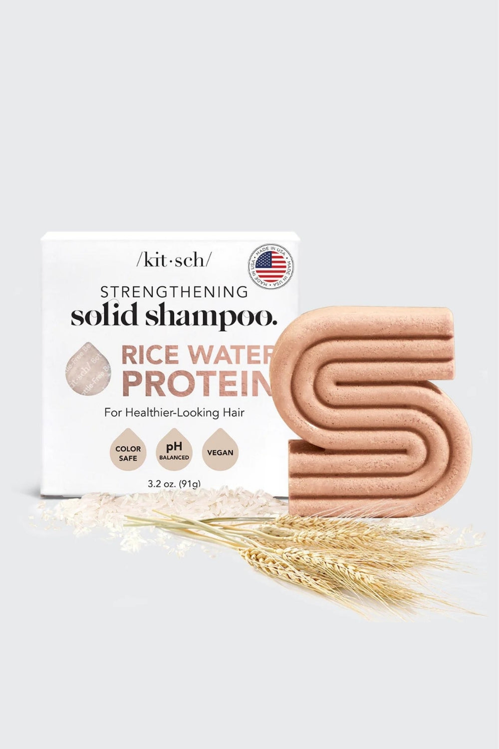 Kitsch - Shampoo & Conditioner - Rice Water Protein Bar (Hair Growth) -1pc