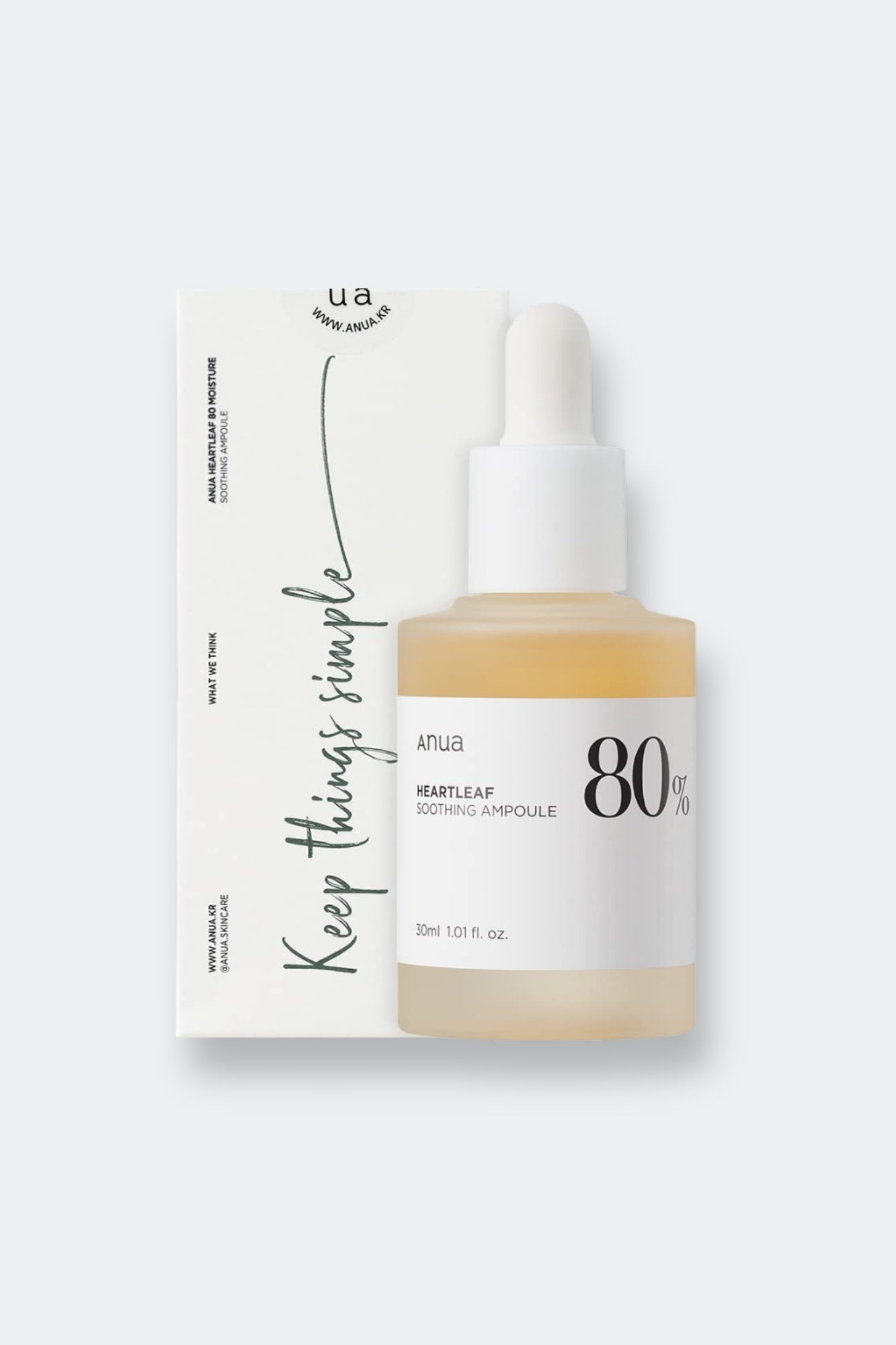 Anua - Heartleaf 80% Ampoule - 30ml