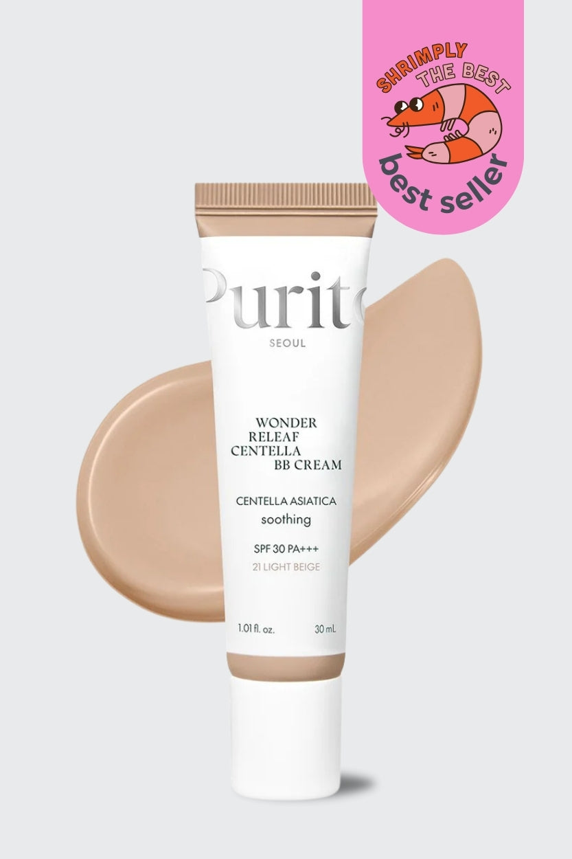 Purito - Cica Clearing BB Cream SPF 38 PA+++ - 30ml (6 Colors)