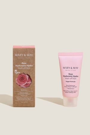 Mary & May - Rose Hyaluronic Hydra Wash Off Pack - 30g / 125g