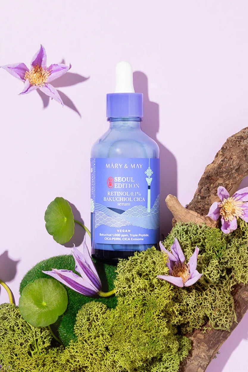 Mary & May - Retinol 0.1% Bakuchiol Cica Serum - 80ml