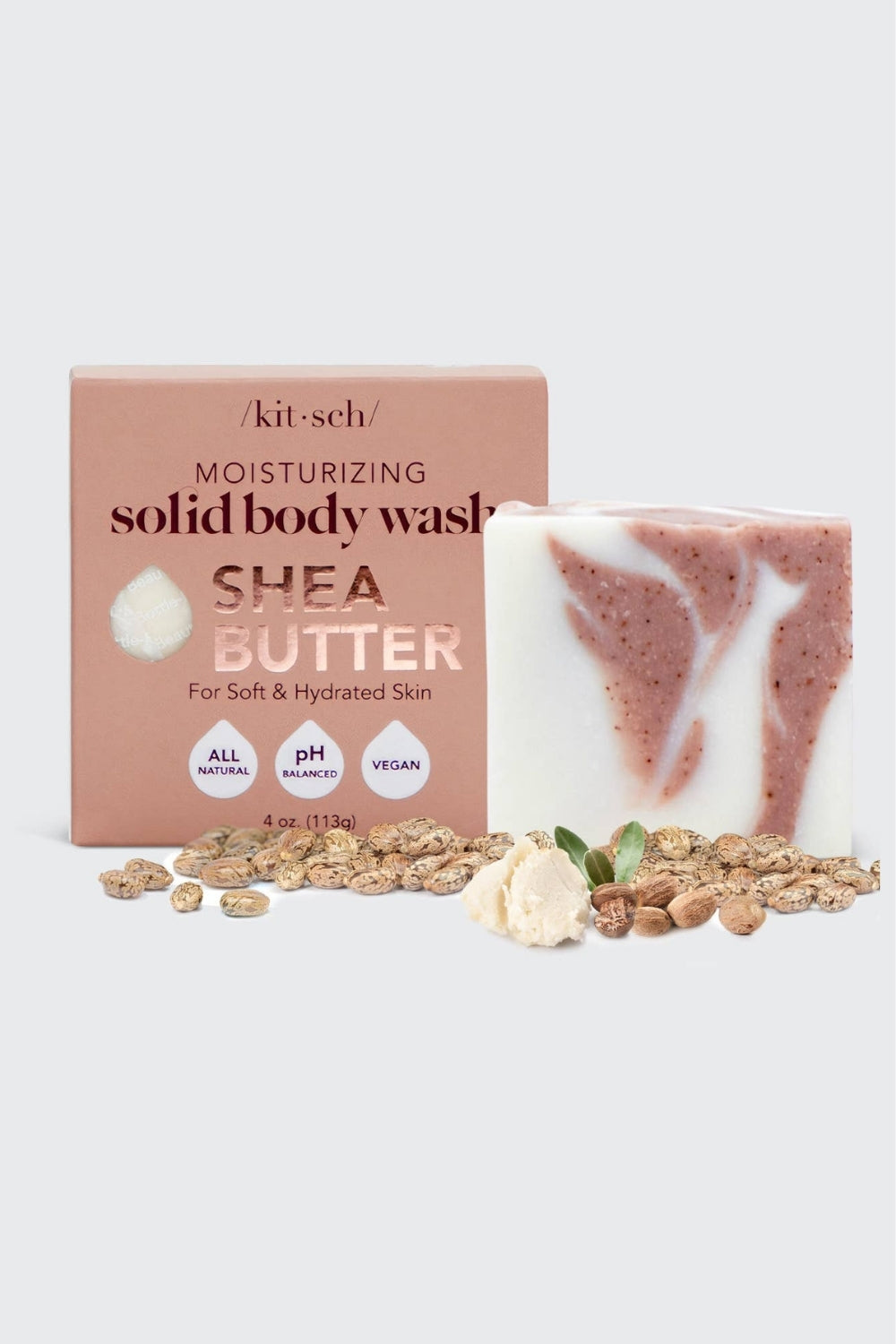 Kitsch - Shea Butter Solid Body Wash Bar - 1pc