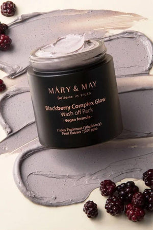 Mary & May - Blackberry Complex Glow Wash Off Pack - 30g / 125g