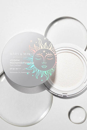 Mary & May - Vegan Niacinamide (2%) Panthenol Sun Cushion - 25g