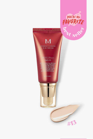 Missha - Perfect Cover B.B Cream, SPF 42 PA+++ (13 Bright Beige) - 50ml