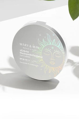 Mary & May - Vegan Niacinamide (2%) Panthenol Sun Cushion - 25g