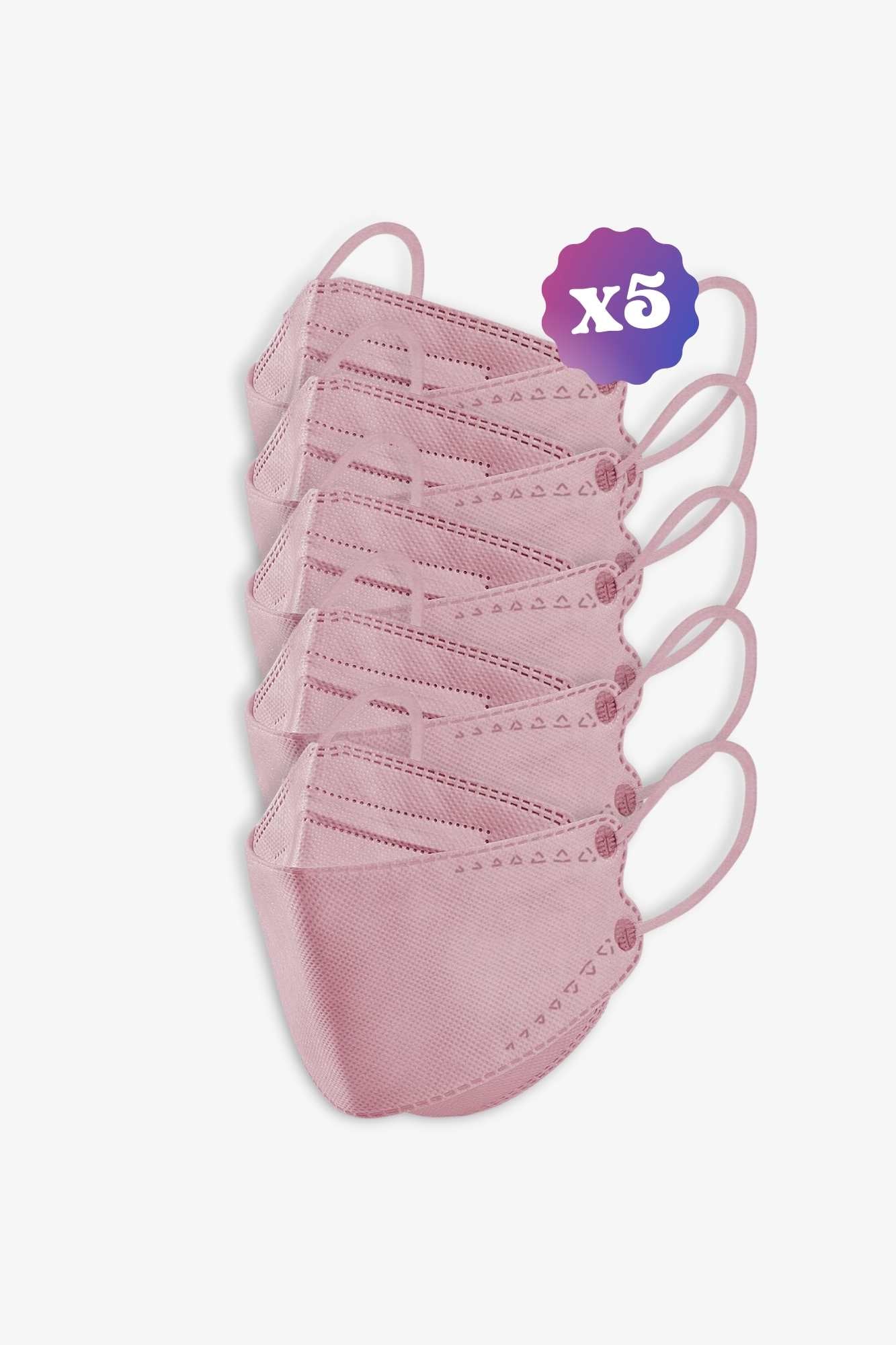 KF94 Mask - 5pcs (Pink)