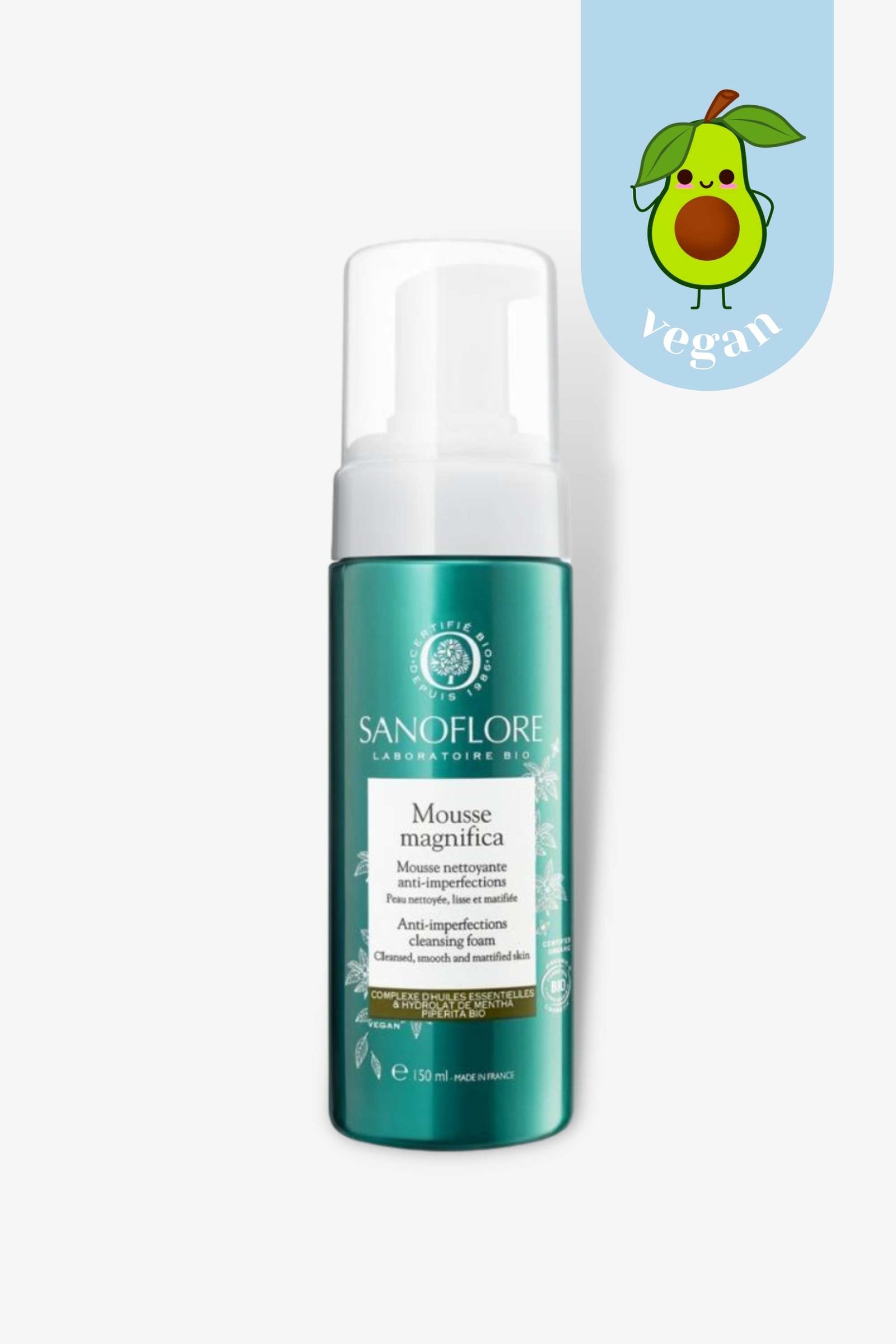 Sanoflore - Mousse Magnifica Organic Cleansing Foam - 150ml