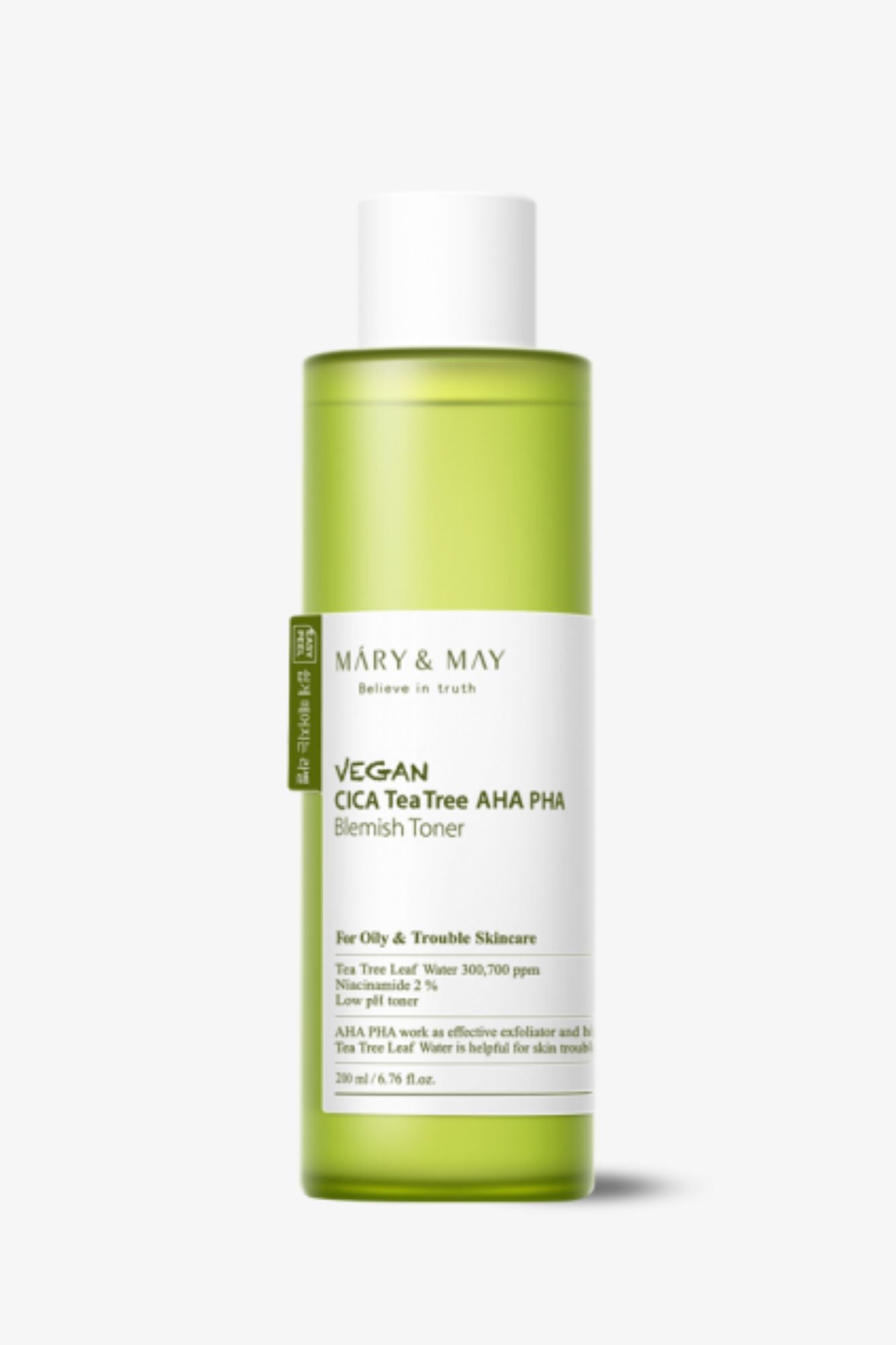 Mary & May - Cica Tea Tree AHA PHA Toner - 30ml / 200ml