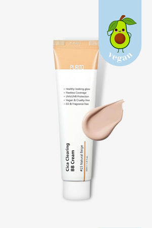 Purito - Cica Clearing BB Cream SPF 38 PA+++ - 30ml (6 Colors)