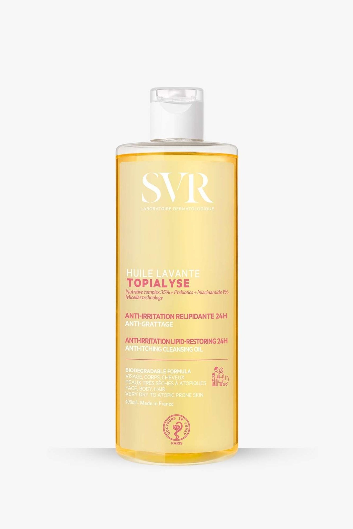 SVR Laboratories - TOPIALYSE Micellar Oil Body Cleanser - 400ml