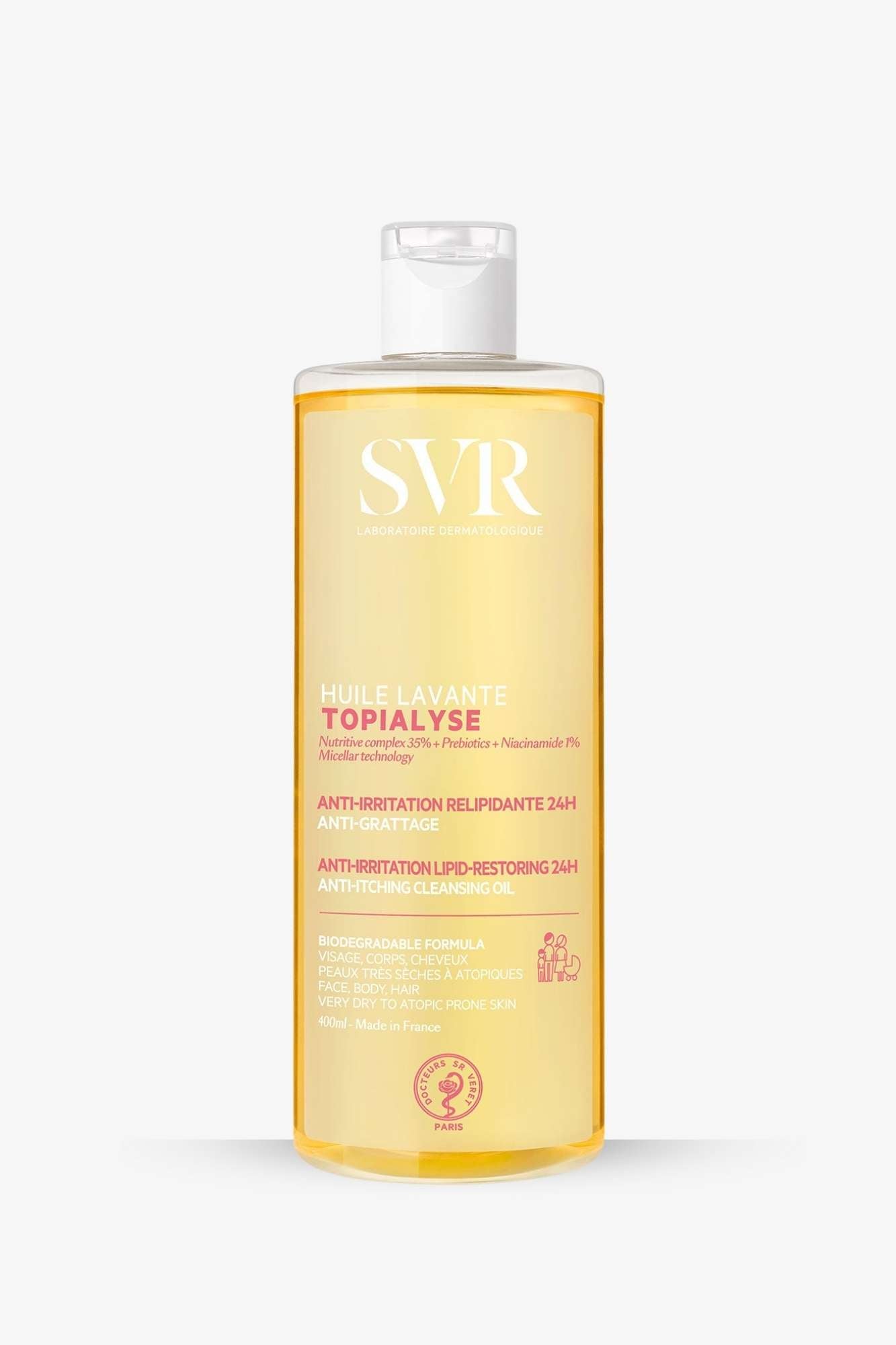 SVR Laboratories - TOPIALYSE Micellar Oil Body Cleanser - 400ml