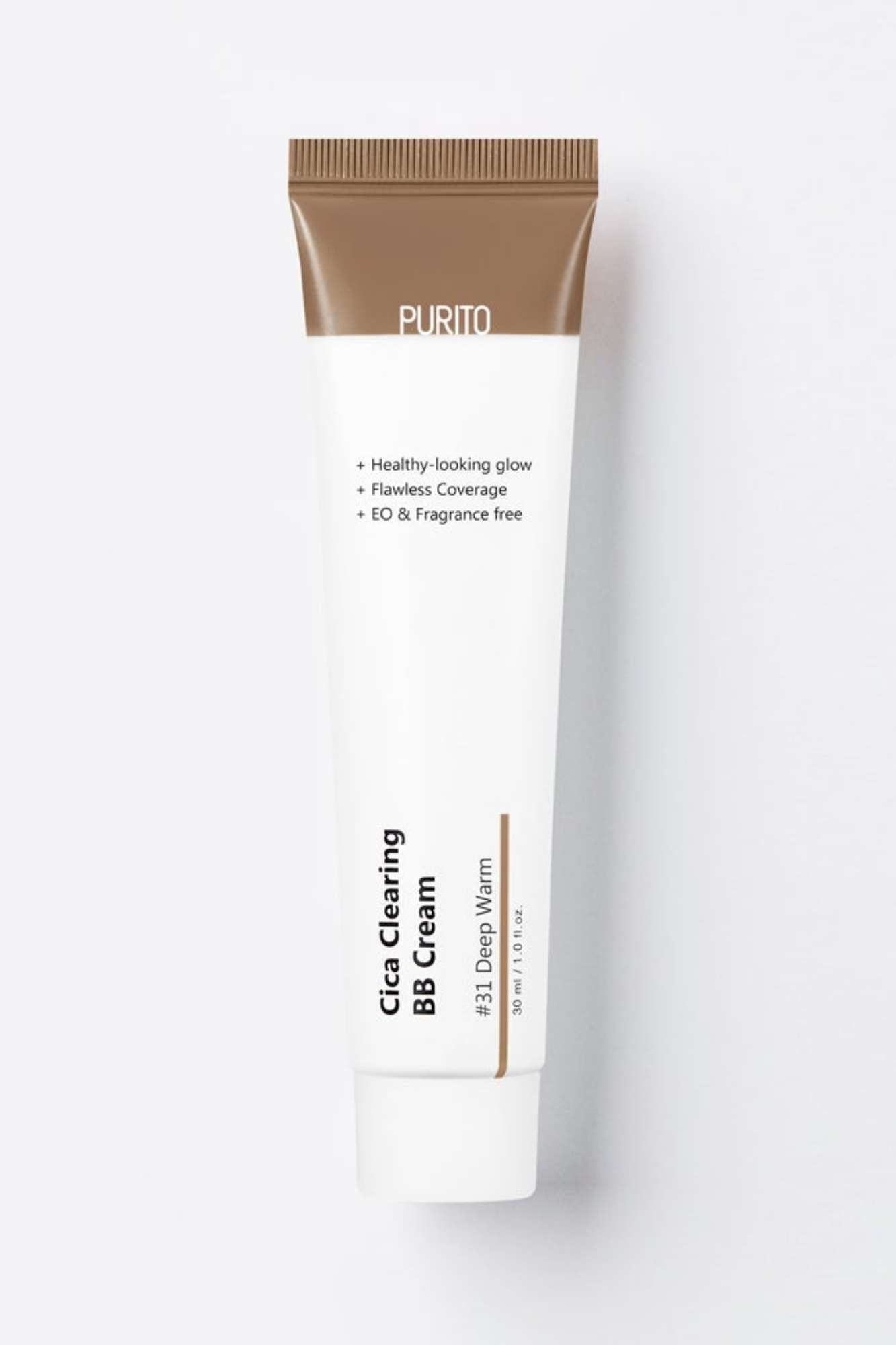 Purito - Cica Clearing BB Cream SPF 38 PA+++ - 30ml (6 Colors)