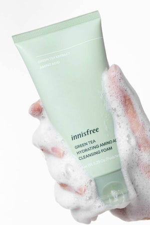 innisfree -  Green Tea Hydrating Amino Acid Cleansing Foam - 150ml