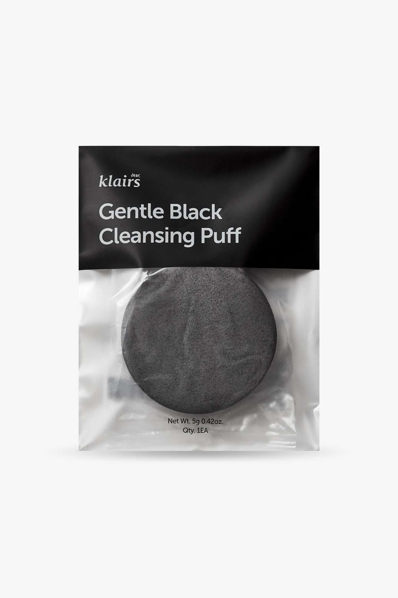 Dear, Klairs - Gentle Black Cleansing Puff - 1pc