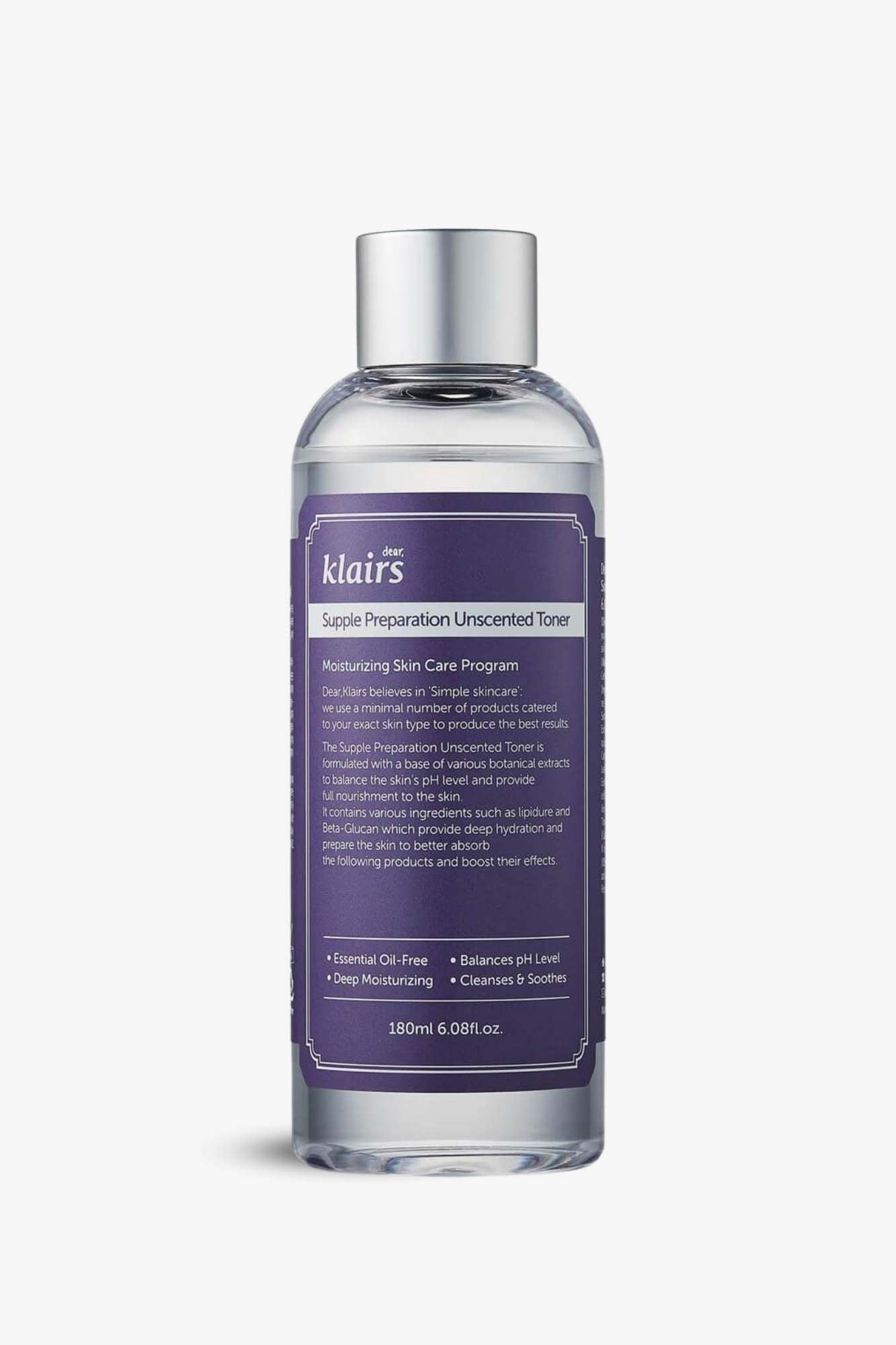 Dear, Klairs Supple Preparation Unscented Toner product-only packshot