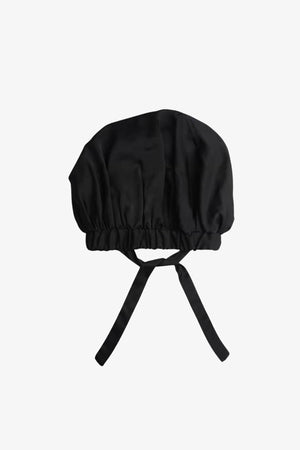 Kitsch - XL Black Satin Sleep Bonnet - 1pc