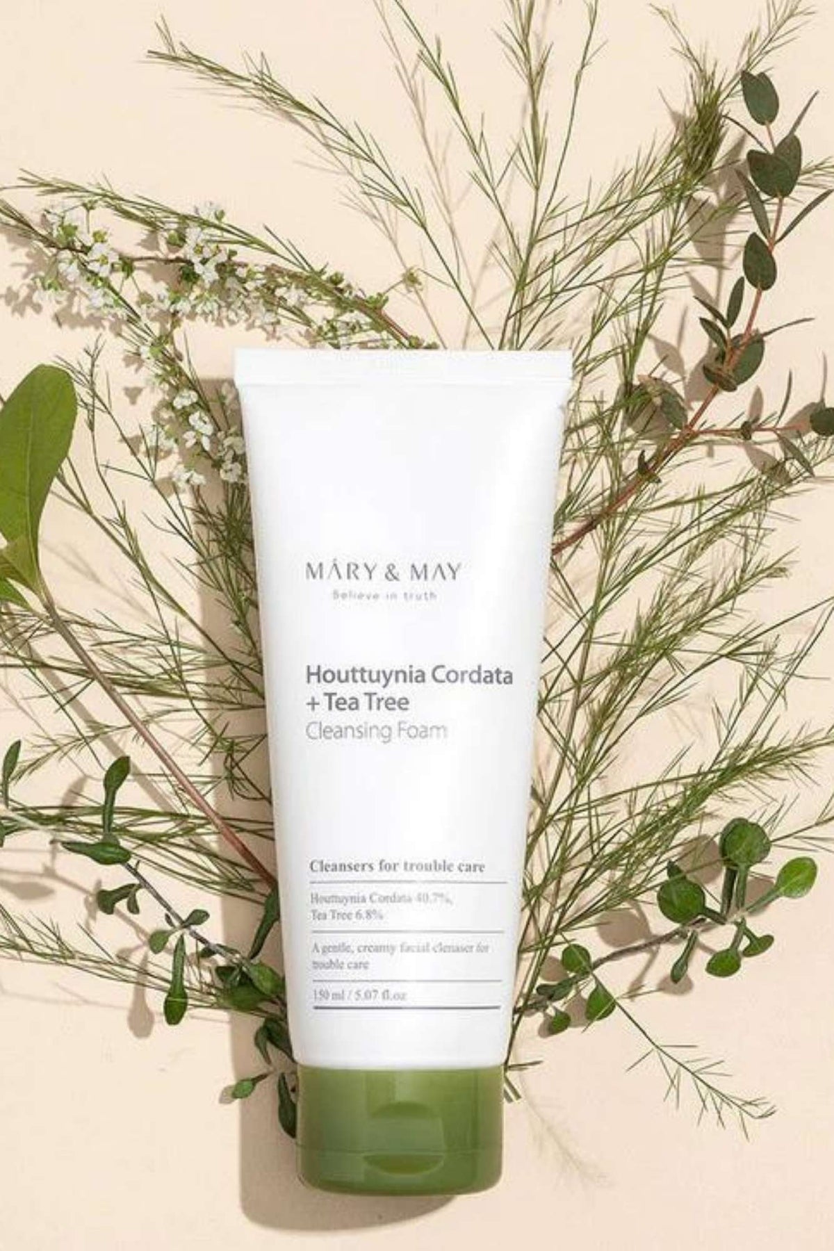 Mary & May - Houttuynia Cordata & Tea Tree Cleansing Foam - 150ml