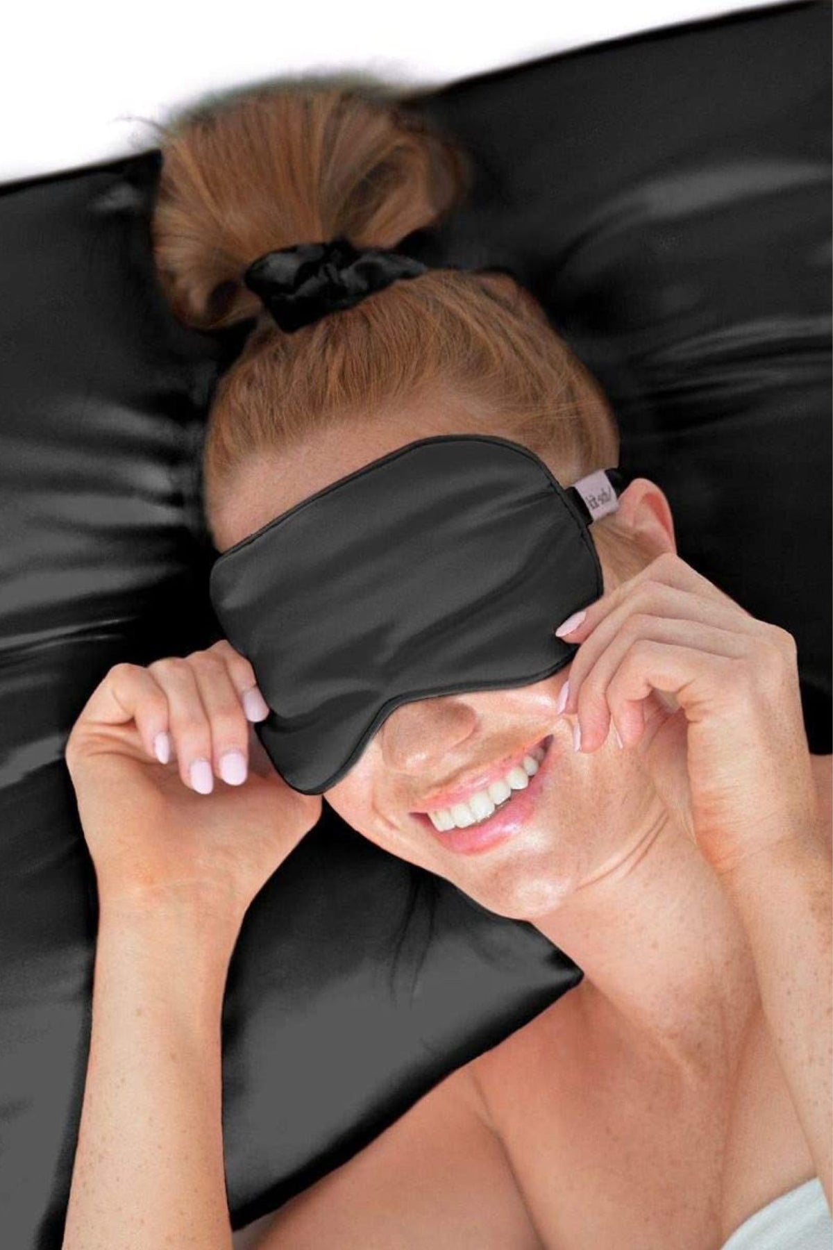 Kitsch - Black Satin Pillowcase - 1pc