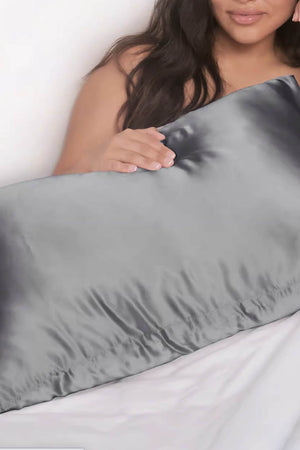 Kitsch - Charcoal Satin Pillowcase - 1pc (2 sizes)