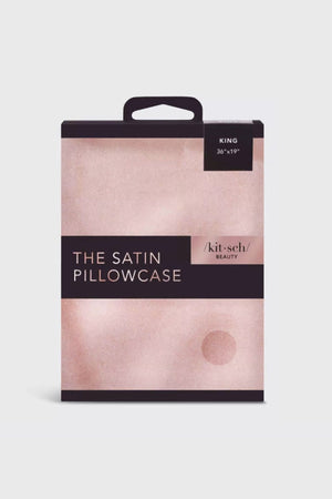 Kitsch - Blush Satin Pillowcase - 1pc (2 sizes)