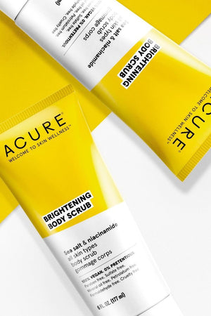 Acure beauty australia skincare Aussie Australian Body Scrub Brightening