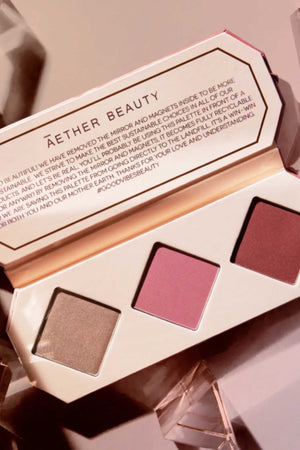 ĀTHR Beauty Co - Ruby Crystal Charged Cheek Palette