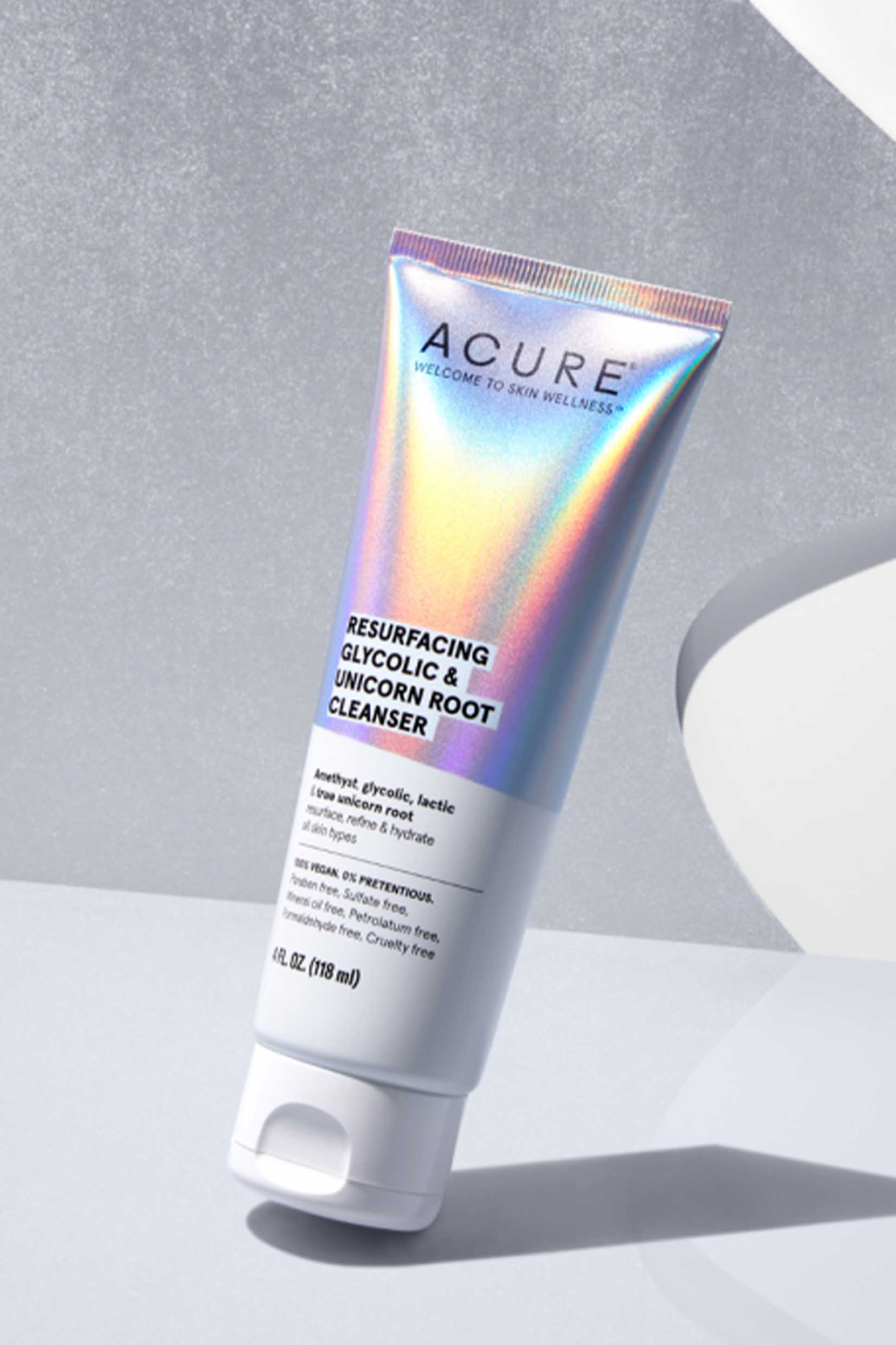 Acure - Resurfacing Glycolic & Unicorn Root Cleanser - 118ml