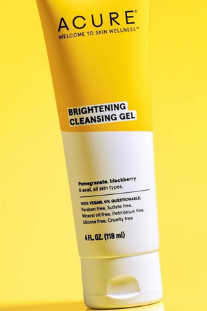 cleansing gel acure beauty skincare australian blackberry store vegan skincare natural