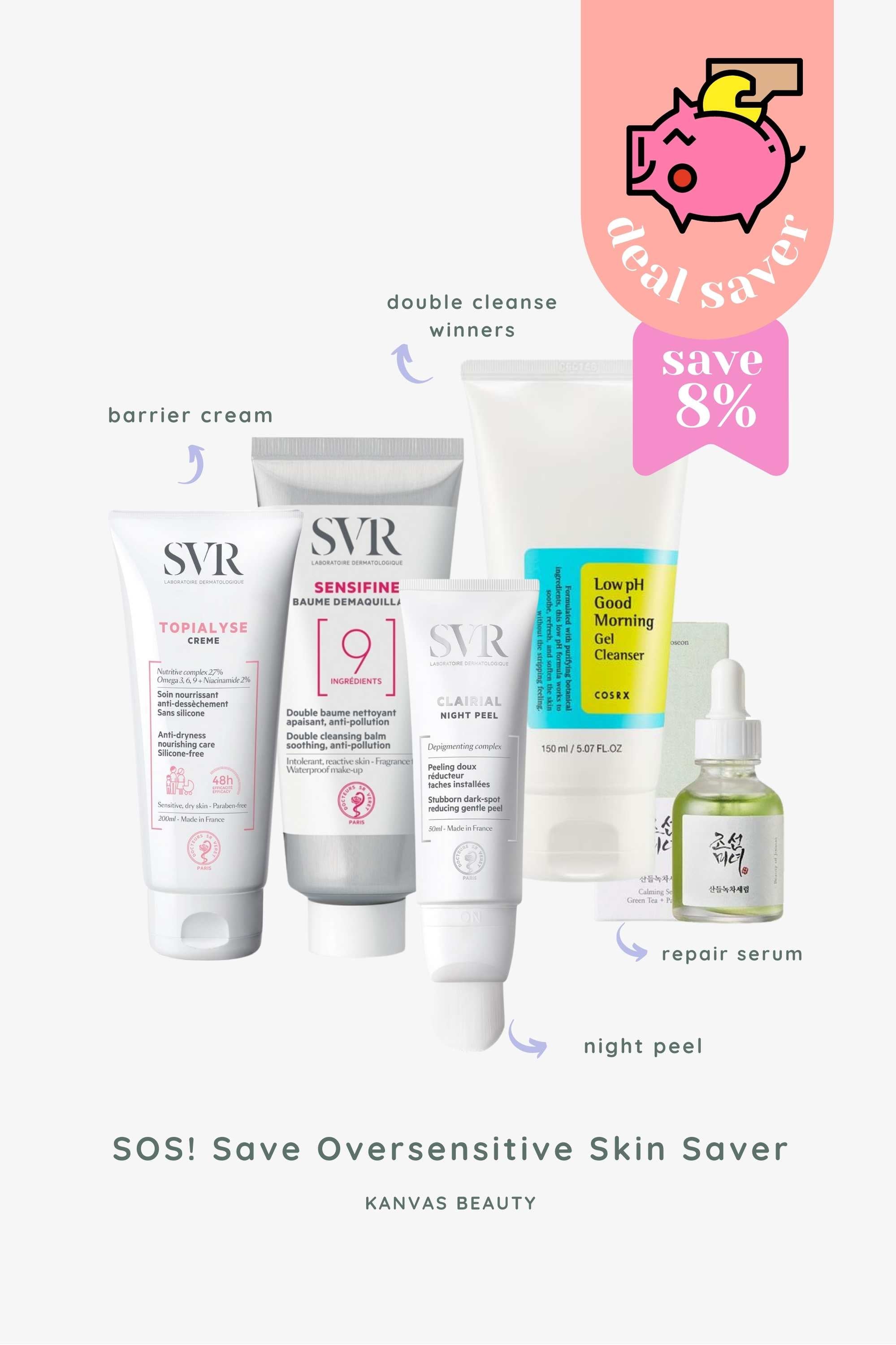 SOS! Save Oversensitive Skin - Saver Bundle - 5pcs