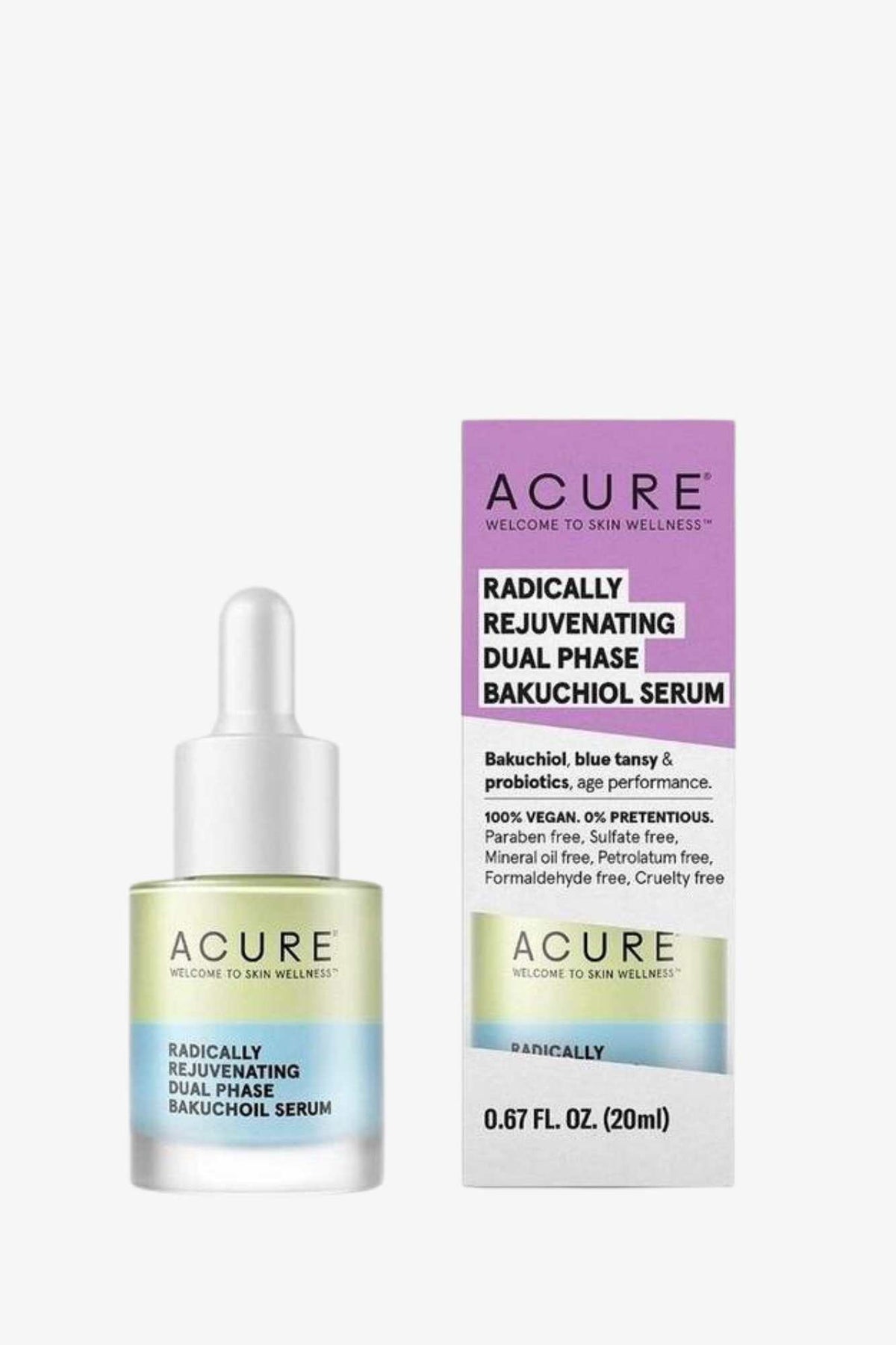 Acure - Radically Rejuvenating Dual Phase Bakuchiol Serum - 20ml