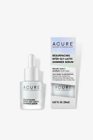 Acure - Resurfacing Inter-gly-lactic Shimmer Serum - 20ml