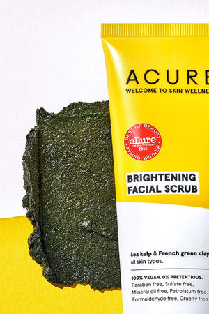 acure brightening facial french green clay scrub Australian Skincare store online